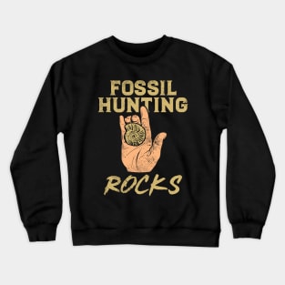 Fossil Hunting Rocks Crewneck Sweatshirt